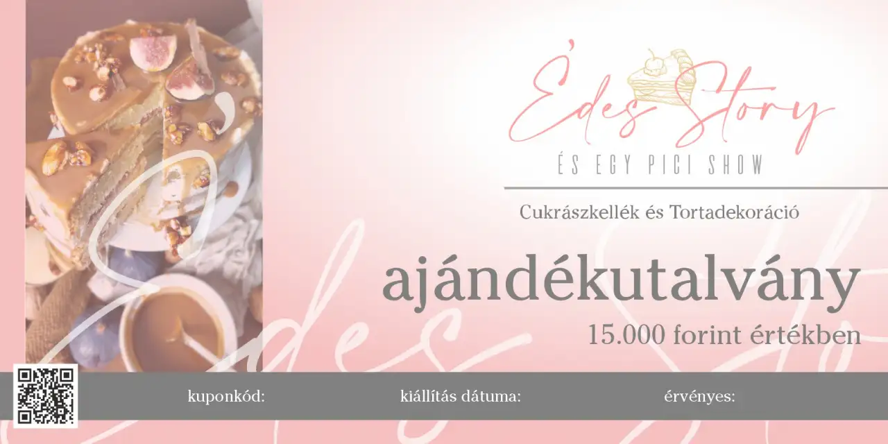 Édes Story Ajándékutalvány 15.000. Ft