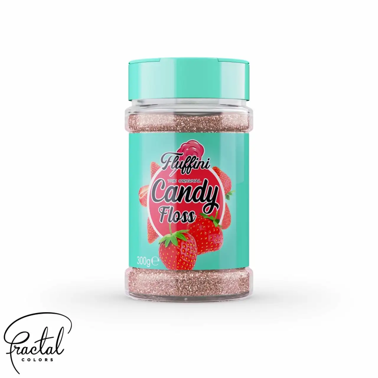 Fluffini ízesített vattacukor alapanyag - Eper ( Strawberry ) - 300g