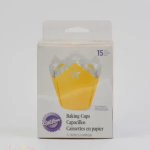 Kapszli – Muffin 15db Rakott Virágos Sárga