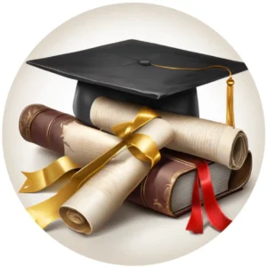 Ballagás, diplomaosztó kerek 20cm