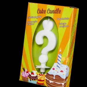 Kérdőjel alakú gyertya