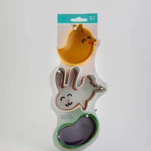 Kiszúró – Húsvét 3db Csibe/Nyúl/Bab