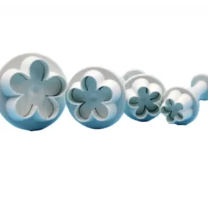 Kiszúró - Rugós fondant kiszúró - Cseresznyevirág 4db-os