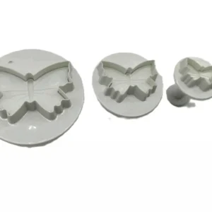Kiszúró - Rugós fondant kiszúró - Pillangók 3db-os