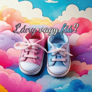 Boy or Girl szögletes kiscipős 20x20cm