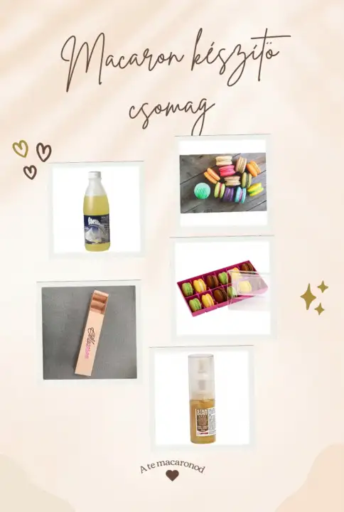 Macaron készítő csomag