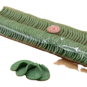 Marcipán levél Pro. - Kis levél zöld (3cm)