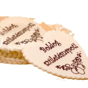 Marcipán tábla Pro. - Boldog  születésnapot - Szív lufis 8g