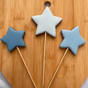 Mézeskalács - Csillag  - kék - 1db