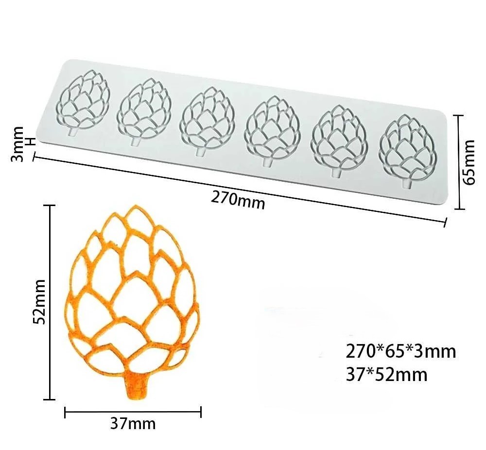 Szilikon ostya tuile készítő - Toboz