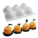 Szilikon forma - Mousse forma - Mandarin, narancs