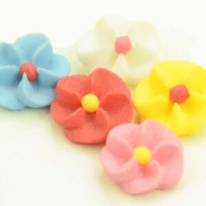 CM színes cukorvirágok 1db