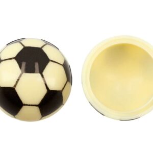 CM Basics fehér csokoládé bonbon héj - Focilabda csoki dísz