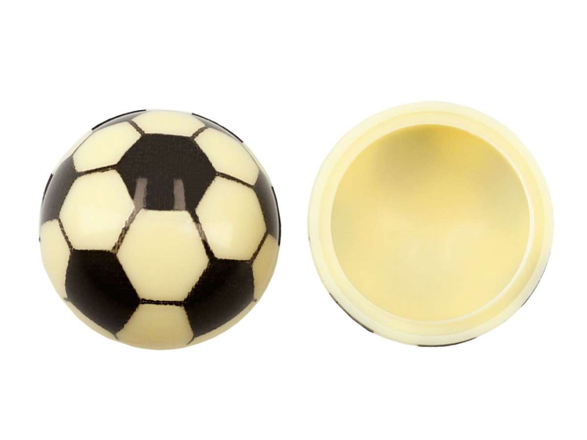 CM Basics fehér csokoládé bonbon héj - Focilabda csoki dísz