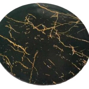 Tortadob - Fekete arany márvány mintás 35cm