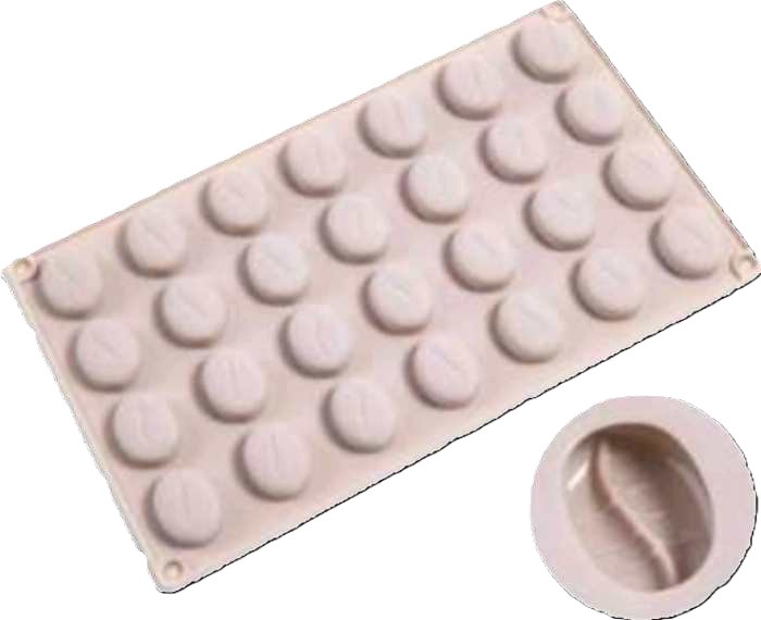 Szilikon forma - Kávészem