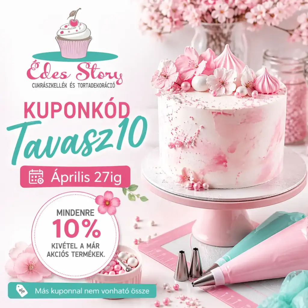 édes story cukrászkellék és tortadekoráció akció