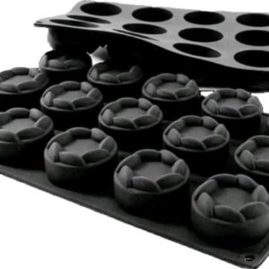 Szilikon forma mousse forma - Virág 15 részes