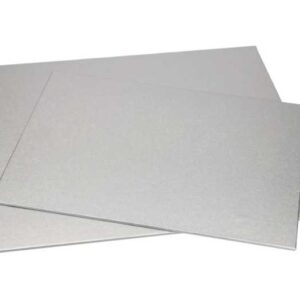 CM tortaalátét - 30x40cm Ezüst 4mm vastag