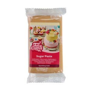 FunCakes Fondant Sparkling Gold - Szikrázó arany 250g