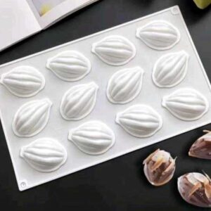 Szilikon forma - Mousse Forma - Realisztikus Kakaóbab